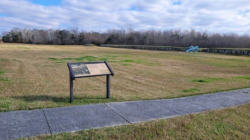 The view of Batteries Five and Six Marker at the battleground. Click for full size. The view of Batteries Five and Six Marker at the battleground image. Click for full size.