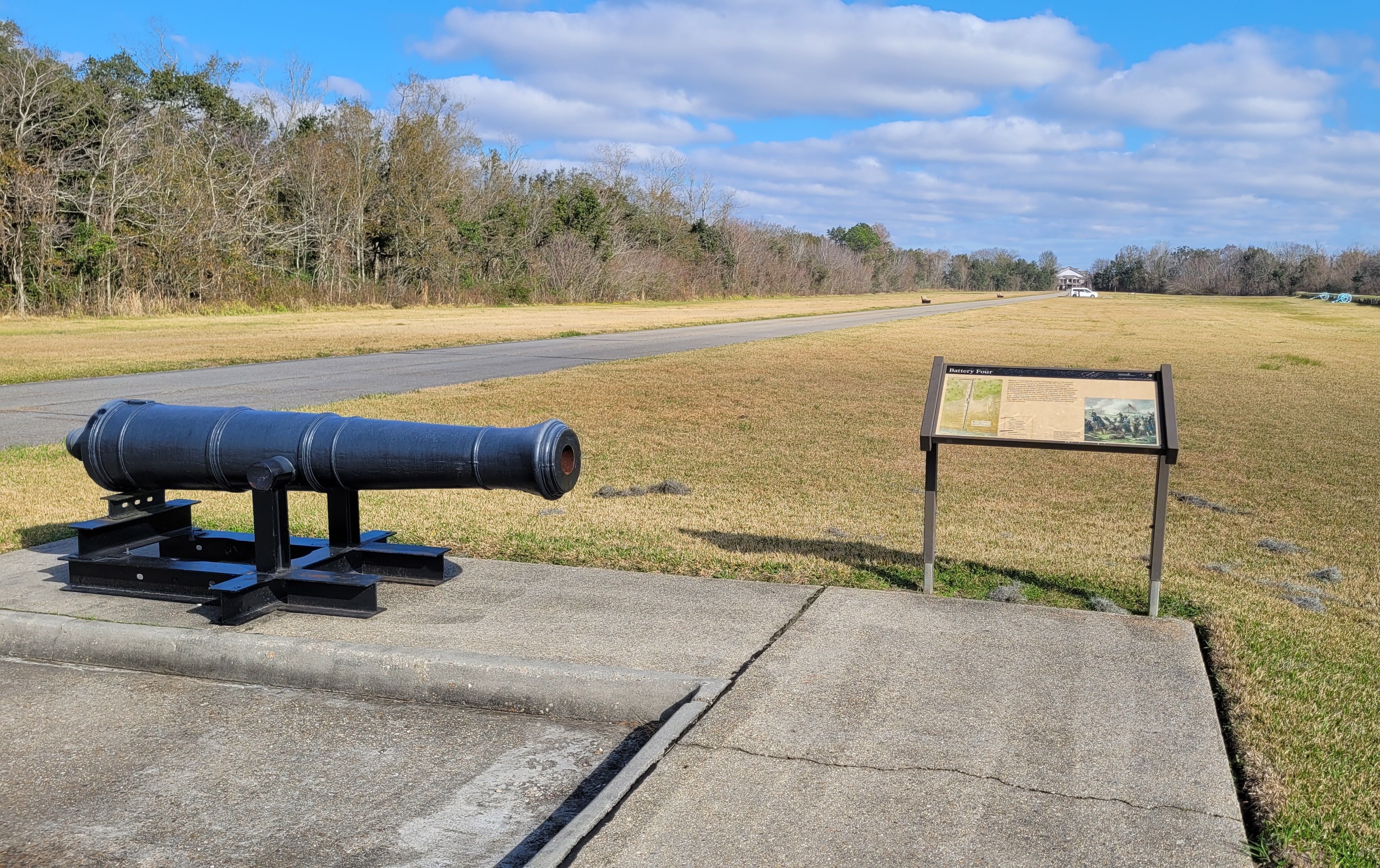 The Battery Four Marker with cannon