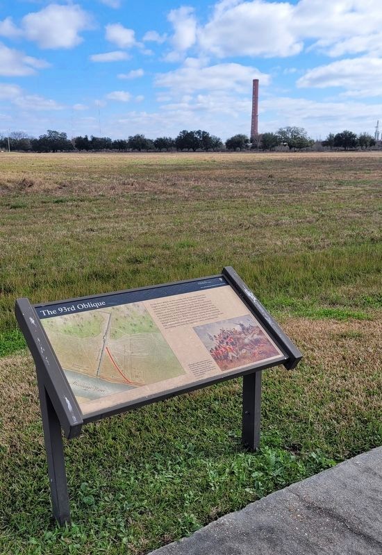 The 93rd Oblique Marker at the battleground. Click for full size. The 93rd Oblique Marker at the battleground image. Click for full size.