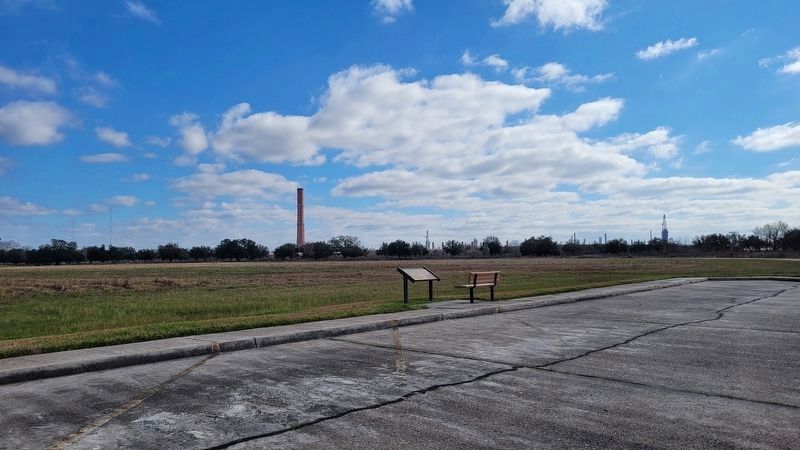 The view of the 93rd Oblique Marker from the parking area along the loop road image. Click for full size.