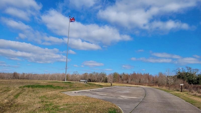 The view of the Roads and Ditches Marker from the loop road. Click for full size. The view of the Roads and Ditches Marker from the loop road image. Click for full size.