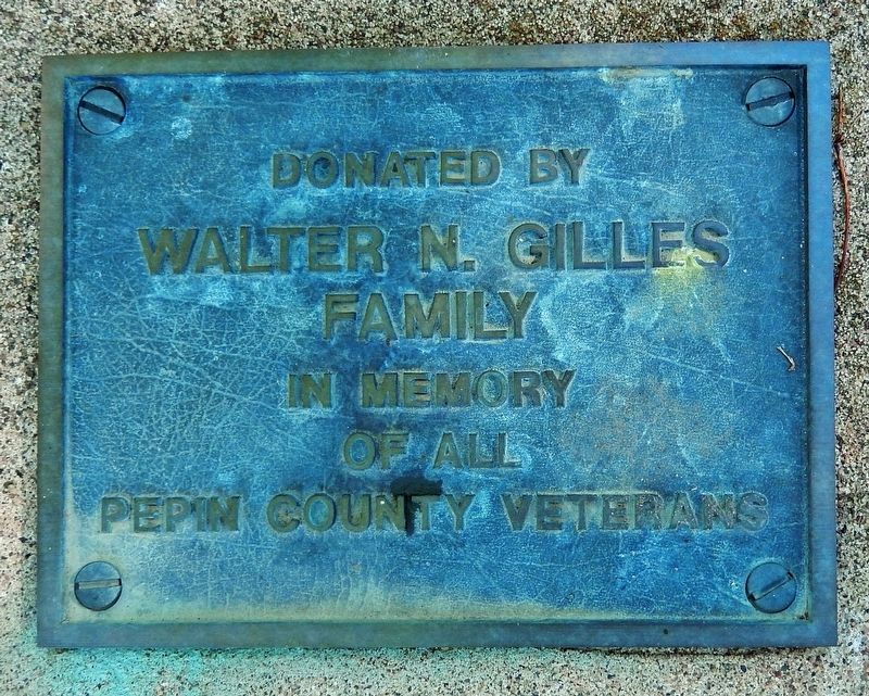 Pepin County Veterans Memorial Flagpole Marker image. Click for full size.