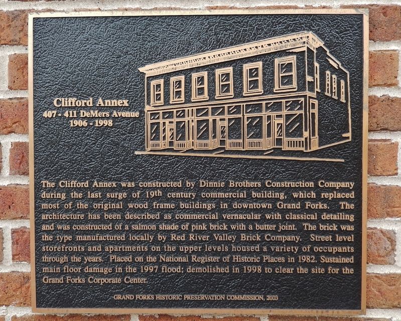 Clifford Annex Marker. Click for full size. Clifford Annex Marker image. Click for full size.