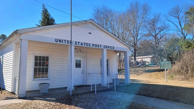 The Benton Marker is located on the right side of the post office. Click for full size. The Benton Marker is located on the right side of the post office image. Click for full size.