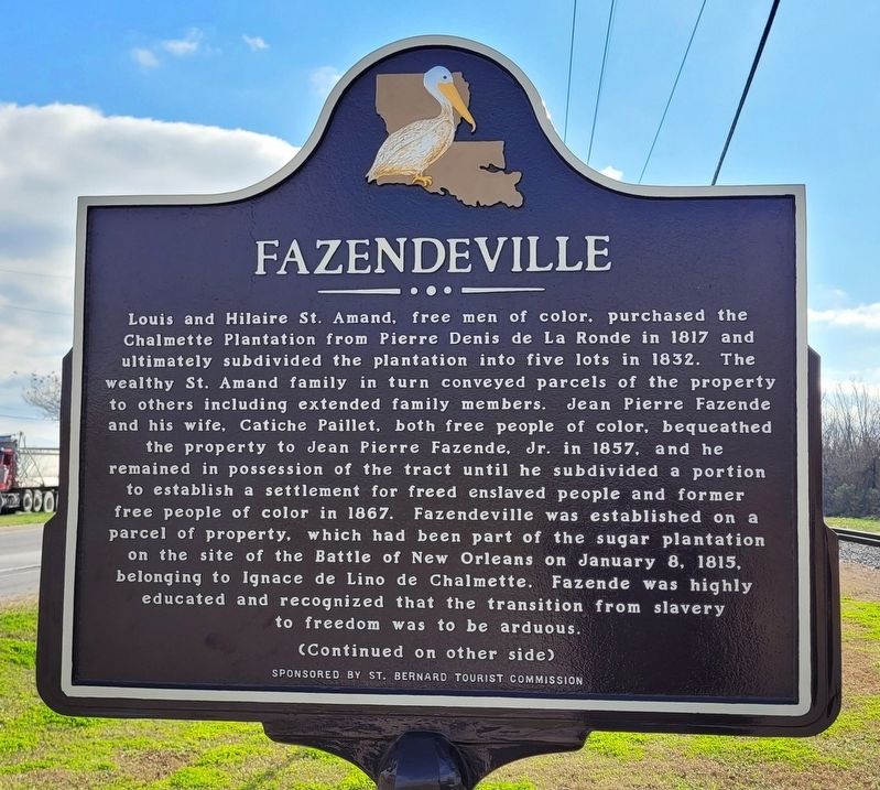 Fazendeville Marker image. Click for full size.