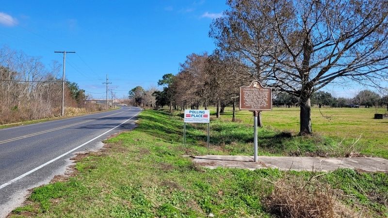 The view of the Plaquemines Parish Marker along the highway. Click for full size. The view of the Plaquemines Parish Marker along the highway image. Click for full size.