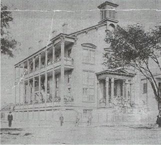Early photograph of the Straight University Main building. Click for full size. Early photograph of the Straight University Main building image. Click for full size.