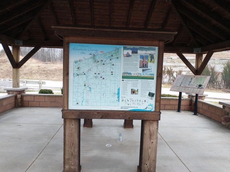 Welcome To Ashtabula County Ohio Marker image. Click for full size.