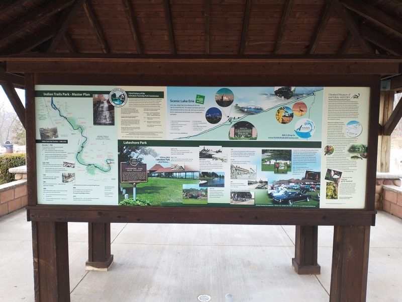 Indian Trails Park - Master Plan - Lakeshore Park Marker. Click for full size. Indian Trails Park - Master Plan - Lakeshore Park Marker image. Click for full size.