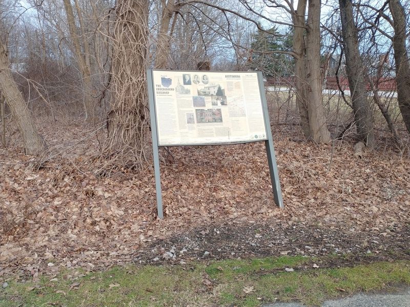 The Underground Railroad in Austinburg Marker image. Click for full size.