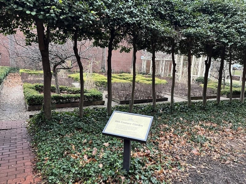 18th Century Garden Marker image. Click for full size.