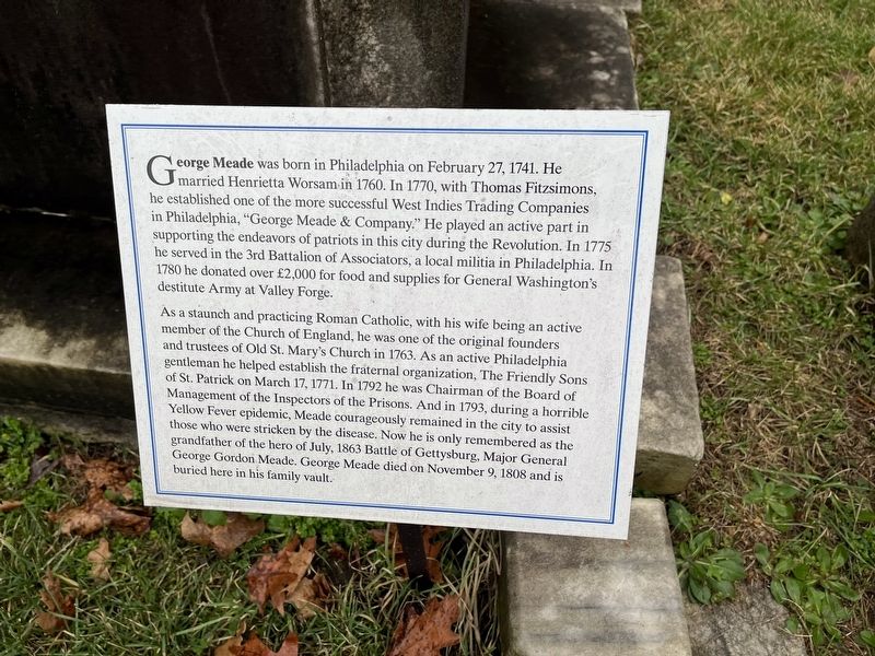 George Meade Marker image. Click for full size.