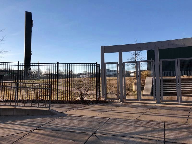 Former location of Sulphur Dell Marker. Click for full size. Former location of Sulphur Dell Marker image. Click for full size.