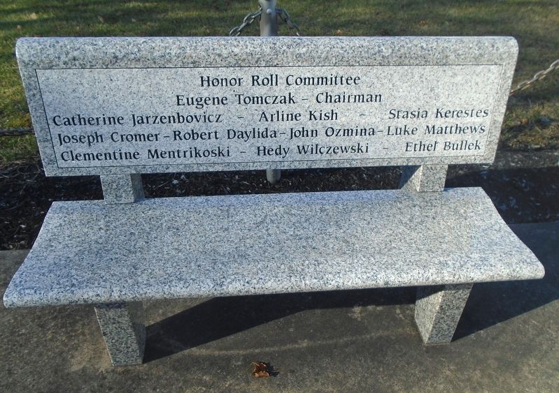 Veterans Memorial Bench image. Click for full size.