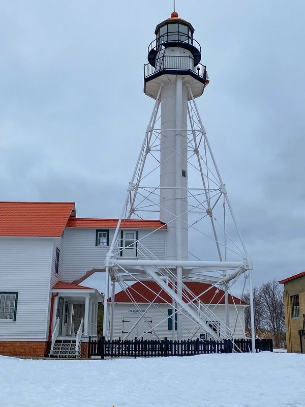 Whitefish Point Lighthouse image. Click for full size.
