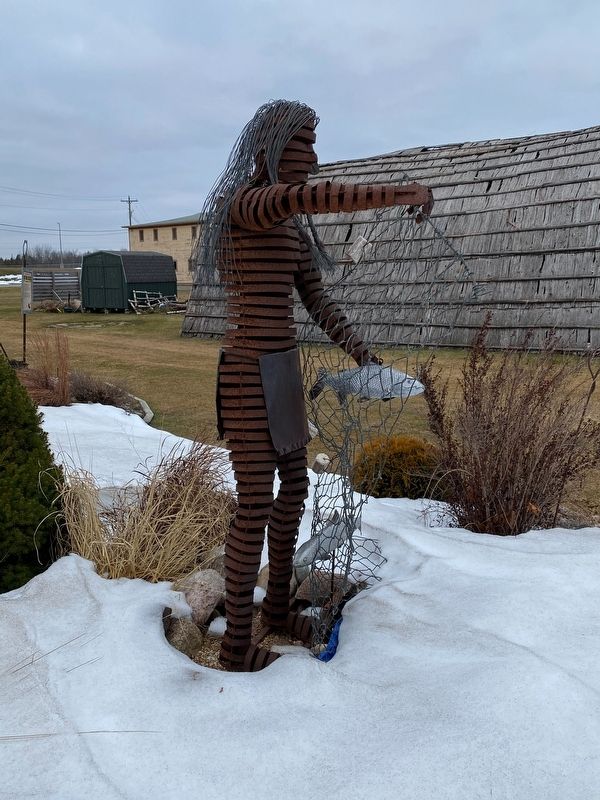 Anishinaabe Fisherman image. Click for full size.