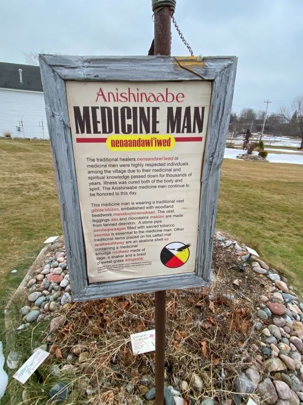 Anishinaabe Medicine Man Marker image. Click for full size.