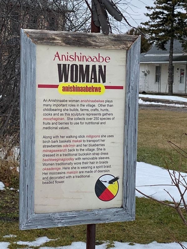 Anishinaabe Woman Marker image. Click for full size.