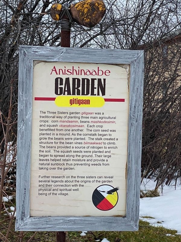 Anishinaabe Garden Marker image. Click for full size.