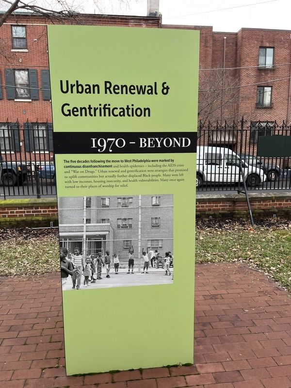 Urban Renewal & Gentrification Marker image. Click for full size.