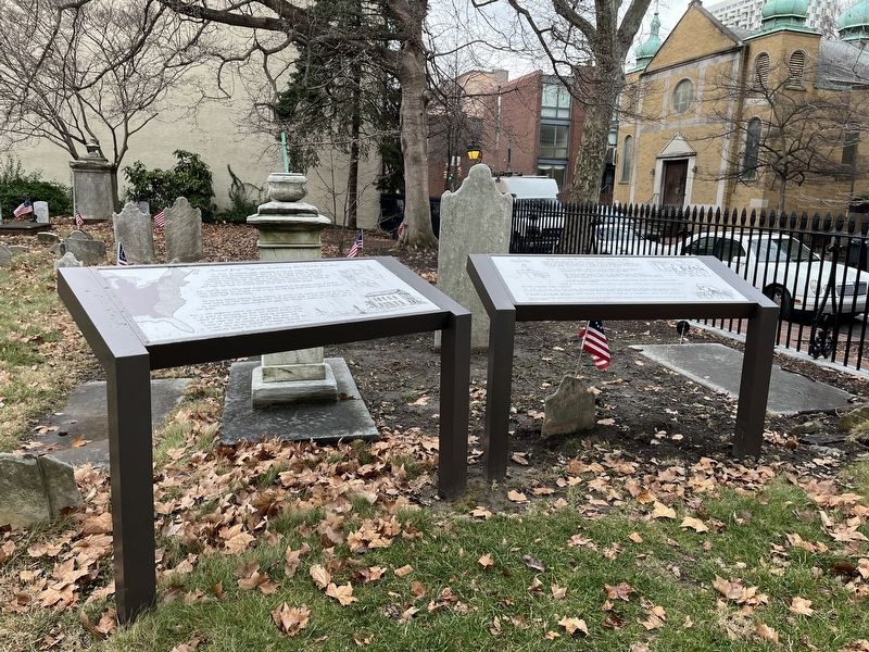 Reverend George Duffield's Revolutionary War Pulpit On Pine Street Marker image. Click for full size.