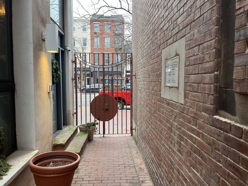 Grindstone Alley Marker. Click for full size. Grindstone Alley Marker image. Click for full size.