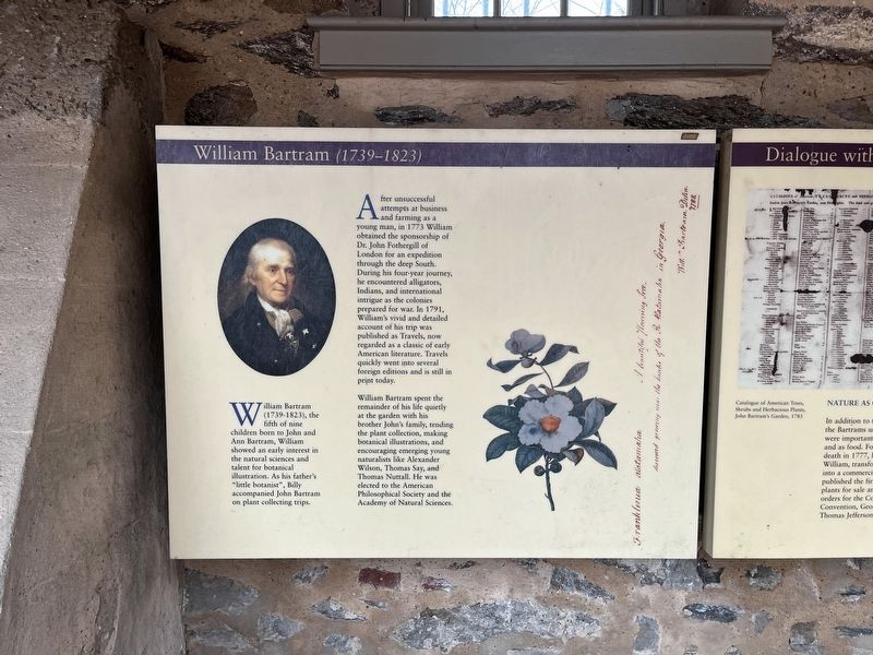 William Bartram (1739 - 1823) Marker image. Click for full size.