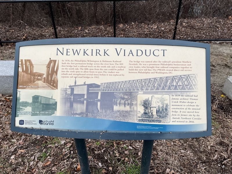 Newkirk Viaduct Marker image. Click for full size.