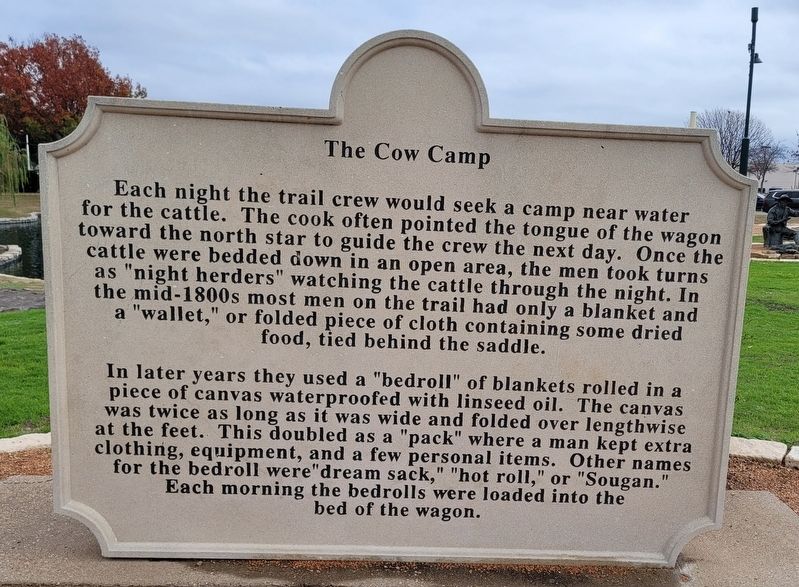 The Cow Camp Marker image. Click for full size.