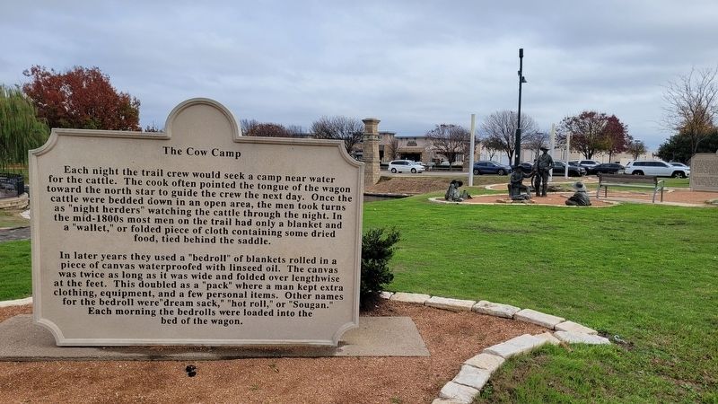 The Cow Camp Marker image. Click for full size.