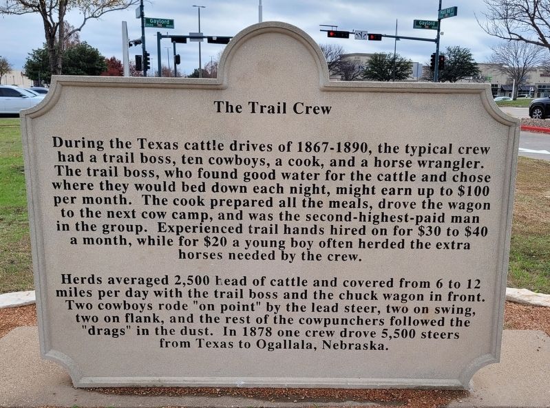 The Trail Crew Marker image. Click for full size.