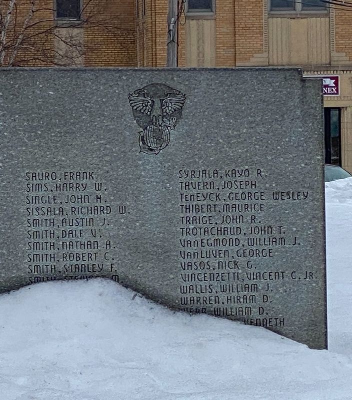 Chippewa County World War II Memorial. Click for full size. Chippewa County World War II Memorial image. Click for full size.