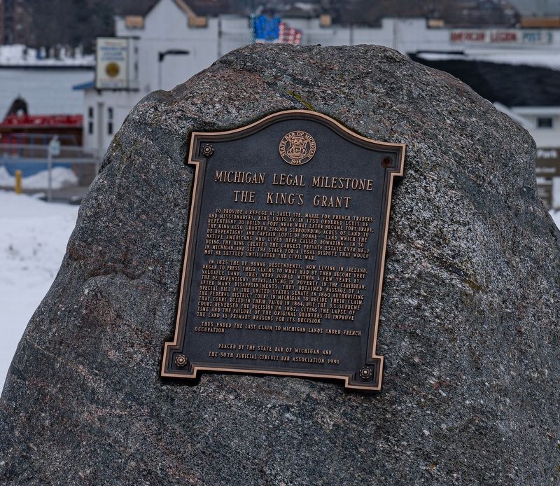 The King's Grant Marker image. Click for full size.