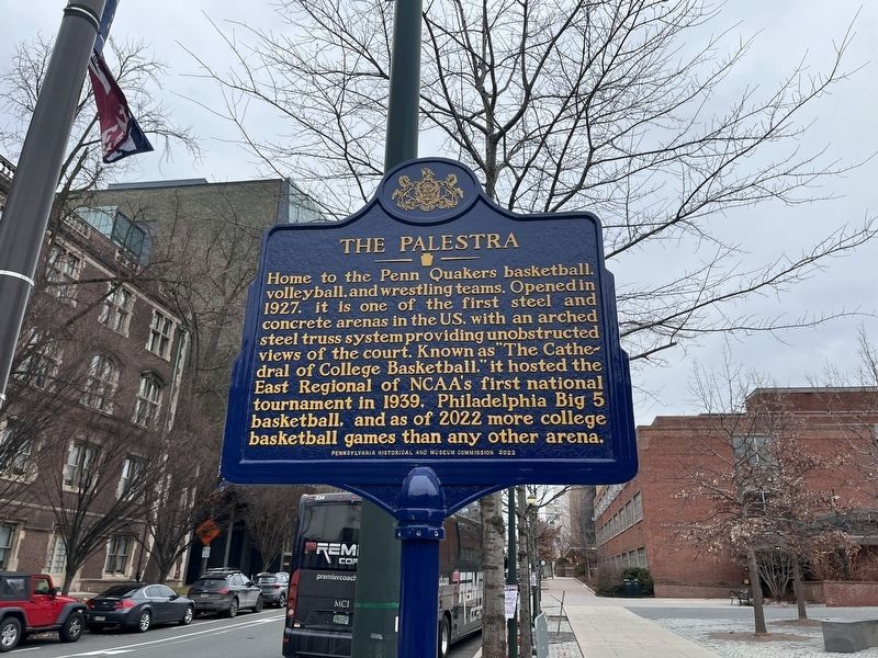 The Palestra Marker image. Click for full size.