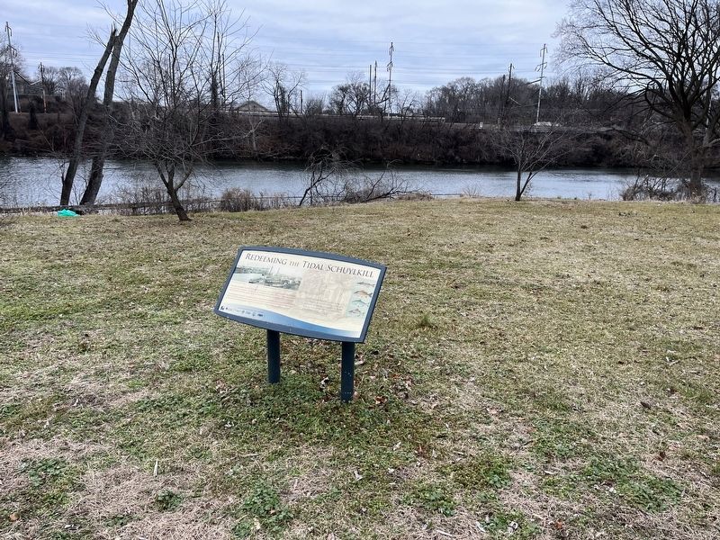 Redeeming the Tidal Schuylkill Marker. Click for full size. Redeeming the Tidal Schuylkill Marker image. Click for full size.