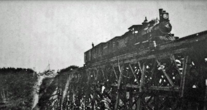 Marker detail: Union Trestle image. Click for full size.
