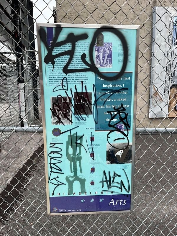 Philadelphia Arts Marker image. Click for full size.