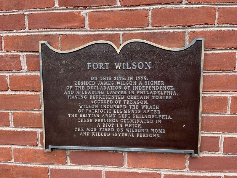 Fort Wilson Marker image. Click for full size.