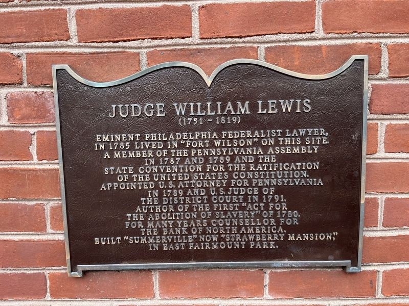 Judge William Lewis Marker image. Click for full size.