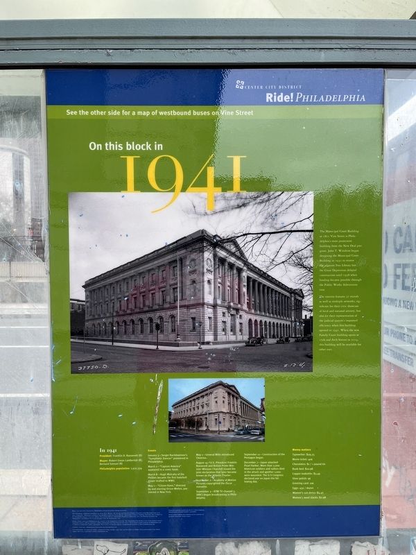 On this block in 1941 Marker image. Click for full size.