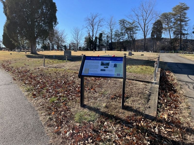 Rose Hill Cemetery Marker image. Click for full size.