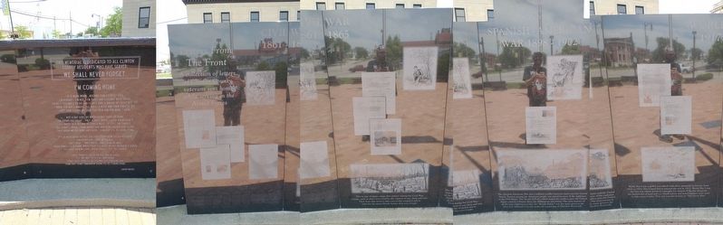 Clinton County Veterans Memorial Marker image. Click for full size.