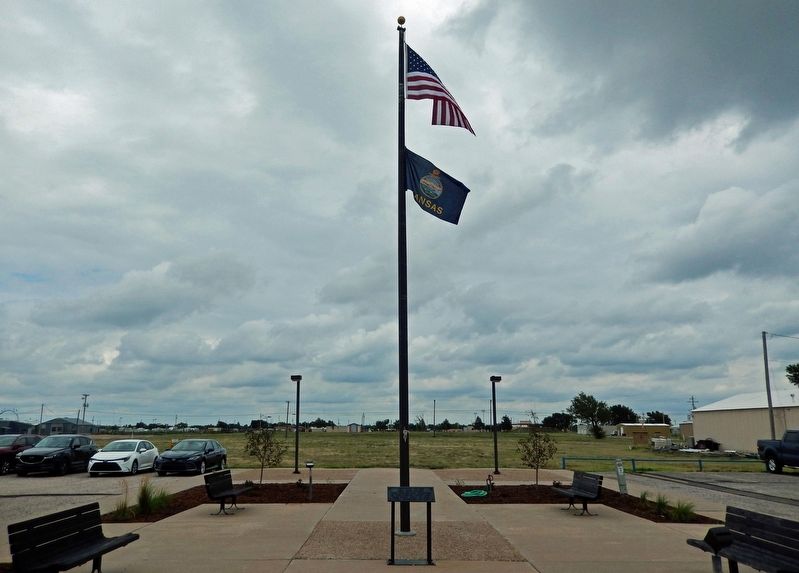 Liberal Army Air Base Memorial image. Click for full size.