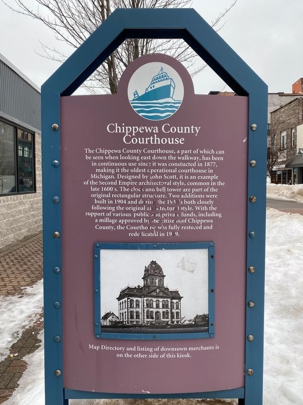 Chippewa County Courthouse Marker image. Click for full size.