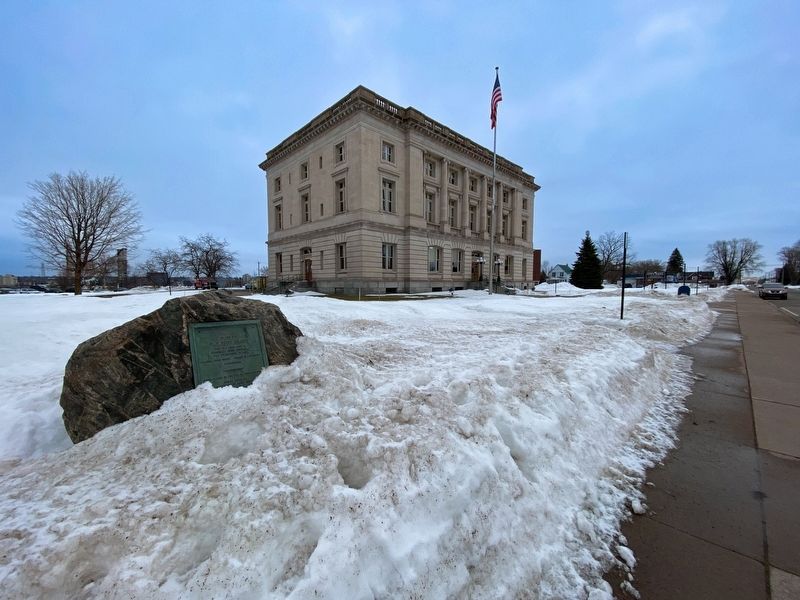 Old Fort Brady Marker. Click for full size. Old Fort Brady Marker image. Click for full size.