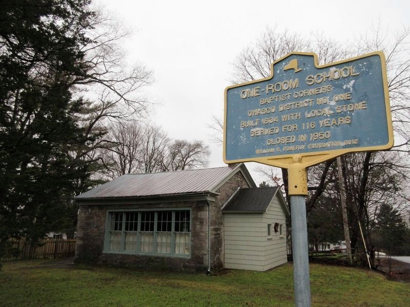One-Room School Marker. Click for full size. One-Room School Marker image. Click for full size.