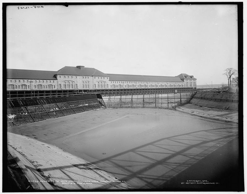 Construction of the Power Canal. Click for full size. Construction of the Power Canal image. Click for full size.
