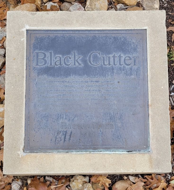 Black Cutter Marker image. Click for full size.