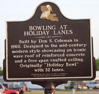 Bowling at Holiday Lanes Marker image. Click for full size.