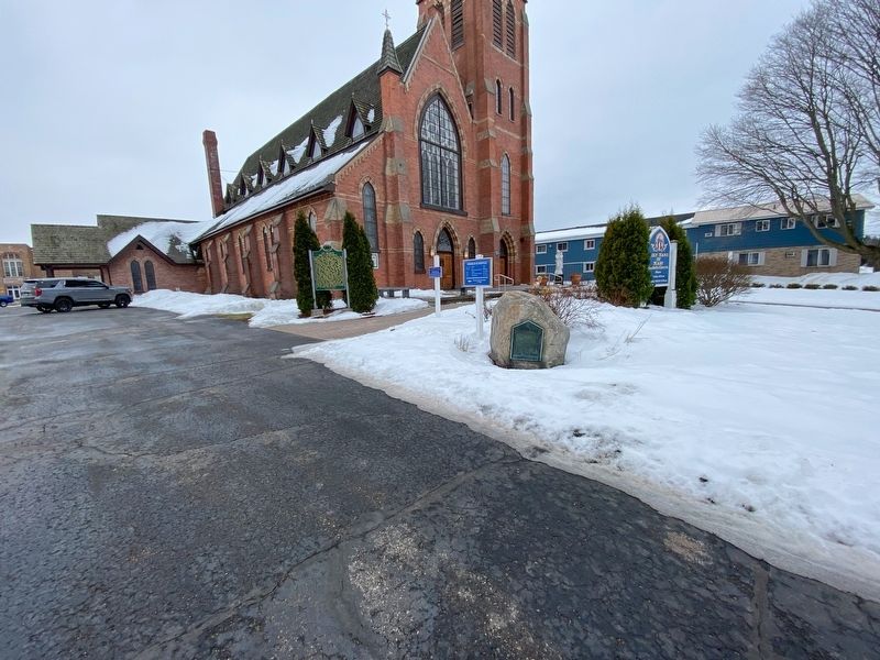 First Mission Church Marker. Click for full size. First Mission Church Marker image. Click for full size.